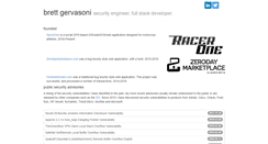 Desktop Screenshot of brettgervasoni.com